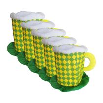 Chapeu do Brasil Copa do Mundo de Pano Caneca Kit:10 Chapeu do Brasil Copa do Mundo de Pano Caneca Kit:10