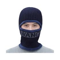 Chapéu e Cachecol de Malha de Lã Térmica - Balaclava Quente e Macia para o Inverno