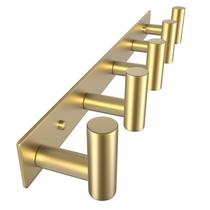 Chapéu e casaco VAEHOLD para montagem na parede com 5 ganchos dourados