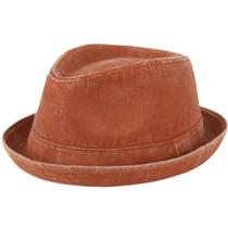 Chapéu EPOCH masculino casual vintage de algodão Fedora Rust