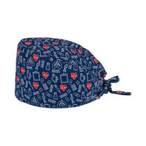 Chapéu esfoliante unissex com estampa de série médica, acessório uniforme para médicos e enfermeiros