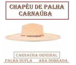 Chapéu Estilo Karanda De Palha Carnauba Original