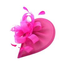 Chapéu Fascinator De Casamento Feminino Com Plumas E Flor Para Coquetel E Chá Da Tarde