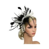 Chapéu Fascinator Floral Feminino Para Festa Do Chá, Tiara Kentucky Derby, Casamento, Presilha De Chapéu Fascinator Floral Feminino Para Festa Do Chá, Tiara Kentucky Derby, Casamento, Presilha De