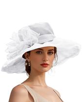 Chapéu Fascinator Zando Ken-Tucky Derby Tea Party para mulheres