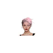 Chapéu Fascinators REVOLIA Tea Party Floral Feathers Dustypink Chapéu Fascinators REVOLIA Tea Party Floral Feathers Dustypink