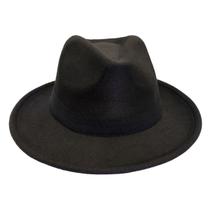 Chapéu Fedora Aba Grande Unissex com Ajustável Feltro Floppy Chapéu Fedora Aba Grande Unissex com Ajustável Feltro Floppy