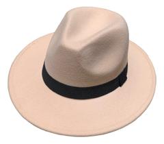 Chapéu Fedora Aba Média Feltro Unissex Várias Cores