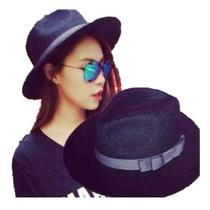 Chapeu Fedora Abareta Casual Estilo Moda Praia Feminino Masc