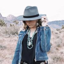 Chapéu Fedora Cinza de Feltro Unissex com Faixa Removível