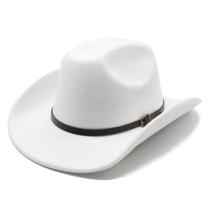 Chapéu Fedora de Feltro Aba Média Maleável Cata Ovo Cowboy Rodeio Unissex Batateiro