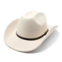 Chapéu Fedora de Feltro Aba Média Maleável Cata Ovo Cowboy Rodeio Unissex Batateiro