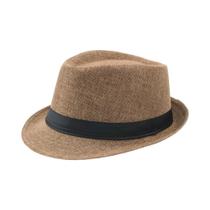 Chapéu Fedora De Palha Unissex Para O Verão, Estilo Jazz, Casual, Moderno, Chapéu De Praia Para