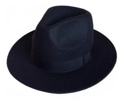 Chapéu Fedora Feltro Aba Grande Unissex