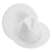Chapéu Fedora KUJUHA Felt de dois tons com aba larga para homens/mulheres Chapéu Fedora KUJUHA Felt de dois tons com aba larga para homens/mulheres