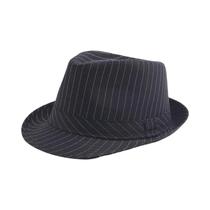 Chapéu Fedora Masculino Preto E Branco Listrado Para Primavera E Outono, Casual, Versátil, Protetor Chapéu Fedora Masculino Preto E Branco Listrado Para Primavera E Outono, Casual, Versátil, Protetor