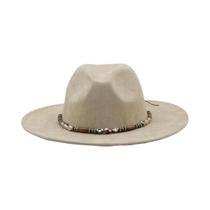 Chapéu Fedora Unissex De Camurça Estilo Pork Pie Tamanho 58CM Moda Bandana Para Homens E Mulheres