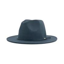 Chapéu Fedora Vintage Unissex De Lã Com Aba Larga 54-56-60CM Elegante Para Inverno E Outono