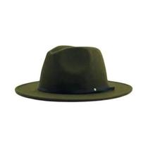 Chapéu Fedora Vintage Unissex De Lã Trilby 54-56-60CM Com Aba Larga Elegante Para Inverno E Outono