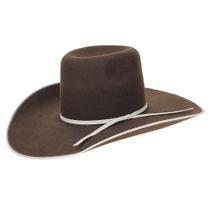 Chapéu Feltro Marrom Copa Alta Texas Diamond 22877