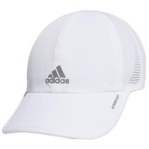 Chapéu feminino adidas Superlite branco/prateado refletivo