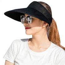 Chapéu feminino com viseira solar CAMOLAND, aba larga, proteção UV de verão Chapéu feminino com viseira solar CAMOLAND, aba larga, proteção UV de verão
