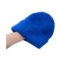Chapéu Feminino de Malha com Pele de Coelho - Quentinho para o Inverno