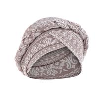 Chapéu feminino estampado Índia Muçulmano Ruffle Cancer Chemo Hat Beanie Wrap Cap Chapéu feminino estampado Índia Muçulmano Ruffle Cancer Chemo Hat Beanie Wrap Cap