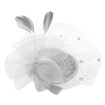 Chapéu feminino Fascinators Chapéu de penas da moda Chapéu de festa de coquetel Faixa de cabelo