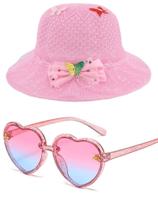 Chapéu feminino infantil e oculos de sol , qualidade que sua filha ,merece , qualidade e beleza . - Bompasso