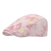 Chapéu feminino macio e plano Gatsby Newsboy Heart Print