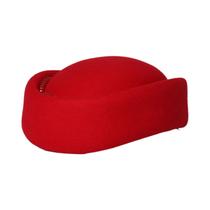 Chapéu Feminino Vintage De Feltro De Lã Com Pérolas, Estilo Boina Fascinator, Para Inverno, Igreja E Chapéu Feminino Vintage De Feltro De Lã Com Pérolas, Estilo Boina Fascinator, Para Inverno, Igreja E