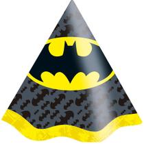 Chapéu Festa Batman - 08 unidades - Festcolor - Rizzo Festas