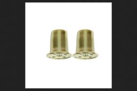 Chapéu Finial Jandorf 2,5 cm em latão 1 polegada Chapéu Finial Jandorf 2,5 cm em latão 1 polegada