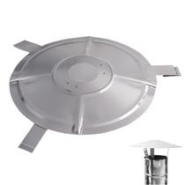 Chapéu Fixo Inox Chaminé Universal Chinês Para Fogão A Lenha - 150 Hedlund