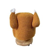 Chapéu Funny Turkey Leg para adultos, feito à mão