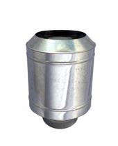 Chapéu galvanizado tipo canhão sputinik para chaminé de 300 mm de diâmetro. Chapéu galvanizado tipo canhão sputinik para chaminé de 300 mm de diâmetro.