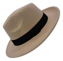 Chapéu Gangster Fedora De Feltro Aba 5,5 Cm Fino Acabamento