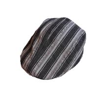 Chapéu Gatsby Newsboy com boné plano, preto, cinza, listrado para homens