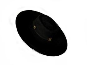 Chapéu Gaúcho Campeiro Minuano Aba 10Cm Preto M Chapéu Gaúcho Campeiro Minuano Aba 10Cm Preto M