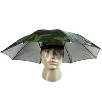 Chapéu Guarda-Chuva Sombrinha Camuflado Protetor Camping Passeio Sol Chuva Chapéu Guarda-Chuva Sombrinha Camuflado Protetor Camping Passeio Sol Chuva