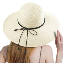 Chapéu guarda-sol moda praia casual novidade feminina