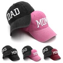 Chapéu HomeSlik Mom and Dad, boné de beisebol bordado de algodão Chapéu HomeSlik Mom and Dad, boné de beisebol bordado de algodão