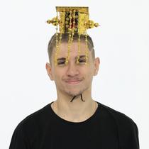 Chapéu Imperador Chinês Dourado Chapéu Imperador Chinês Dourado