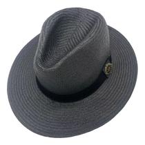 Chapéu Importado Tipo Panamá Fedora Com Pingente Feito A Mão