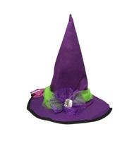 Chapéu Infantil Bruxinha Cor Roxo Dia Das Bruxas Halloween