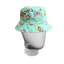 Chapéu Infantil Praia Bucket Personagem Proteção UV Estampado Cordinha Minnie Regulagem Piscina Boina Hat Dino Menino Menina