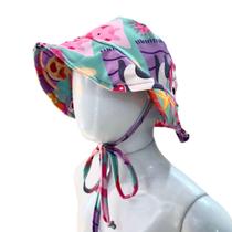 Chapéu Infantil Proteção Solar Uv 50+ Praia C/ Forro Interno