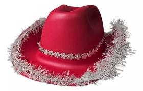 Chapéu Infantil Vermelho Adulto Country Boiadera Ana Castela Chapéu Infantil Vermelho Adulto Country Boiadera Ana Castela