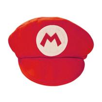 Chapéu Italiano Encanador Vermelho de Pelúcia para Fantasias Chapéu Italiano Encanador Vermelho de Pelúcia para Fantasias